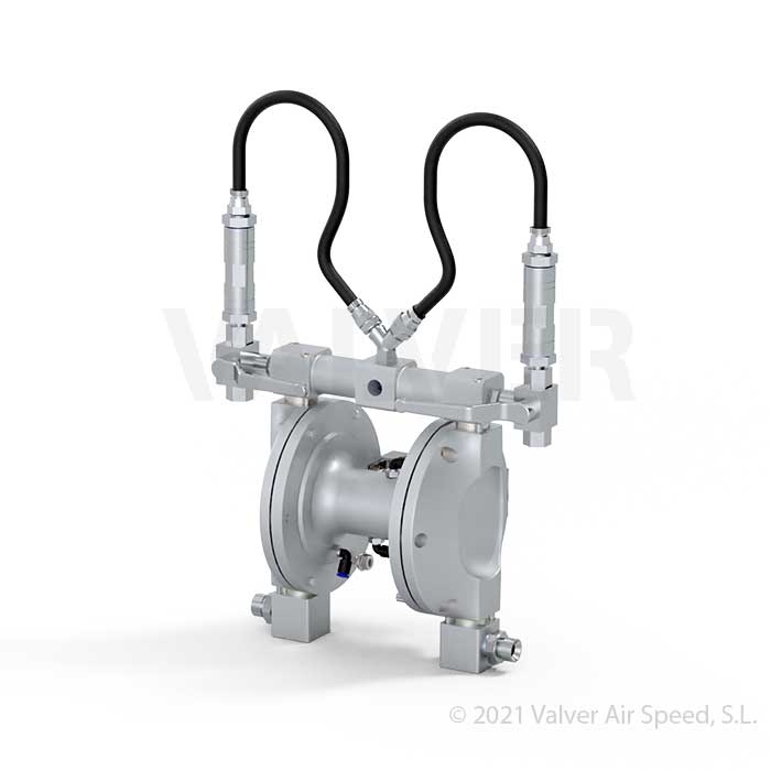 D. diaphragm pump  mixer100% w/o chamber