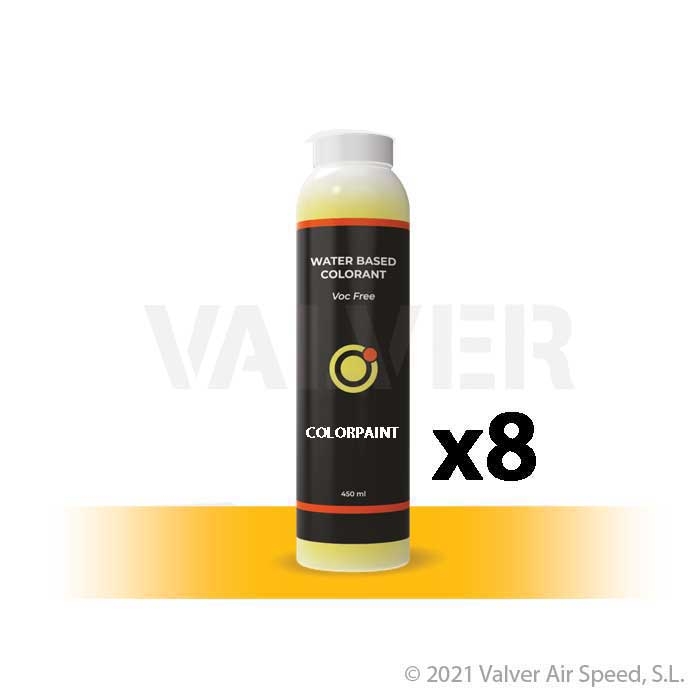 8x450ml Pigment P1 Oxide Yellow COLORP