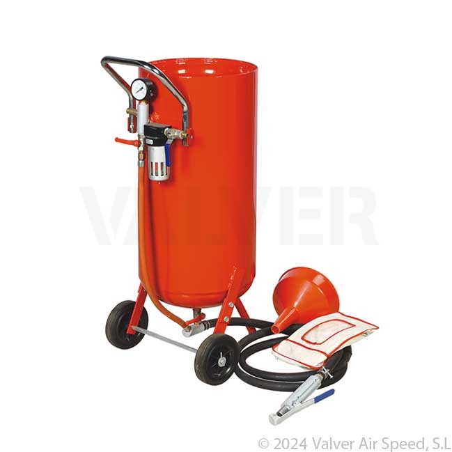 EQUIPO CHORRO DE ARENA VV40L CON RUEDAS