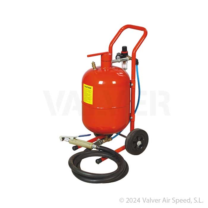 Sandblasting equipm. VV20L with wheels