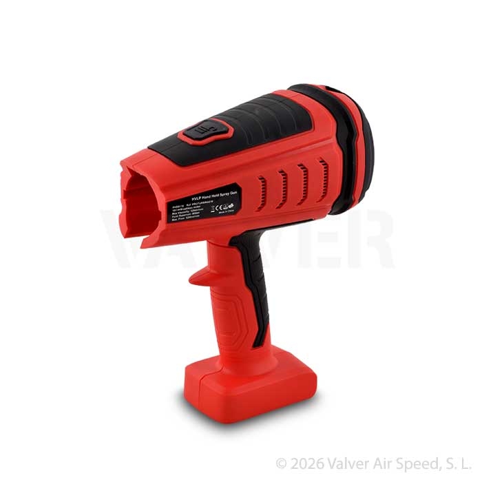 Rear part w/o battery spray gun HVLP300W