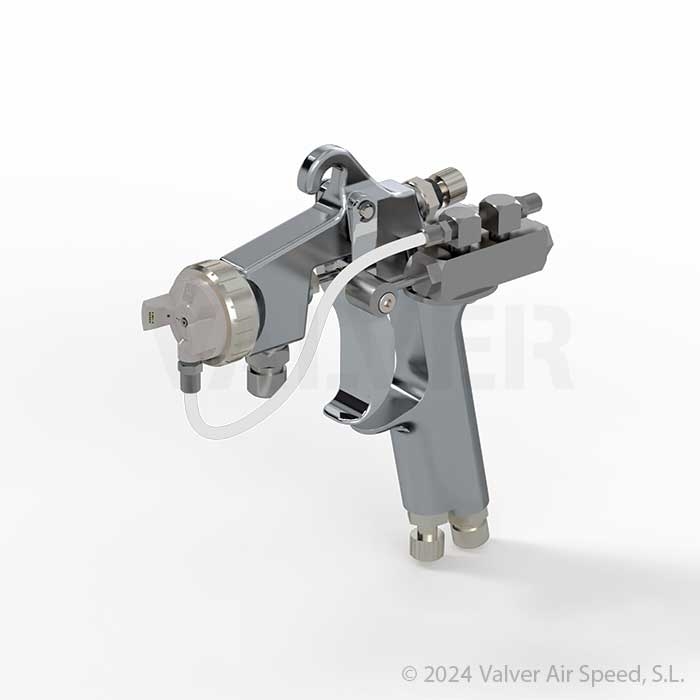 St/st aerographic 2K spray gun K100 2´5Ø