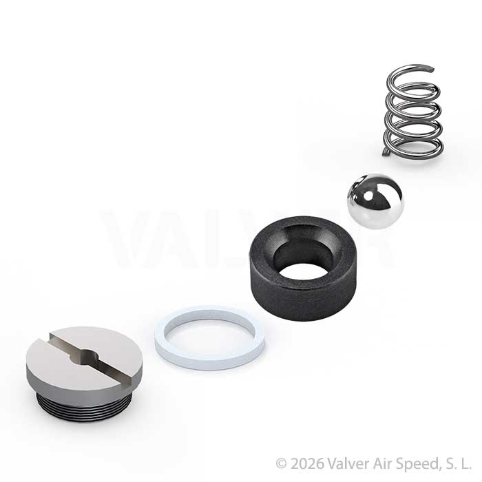 KIT REPARACION REG. PROD.MINI VALVER ALU