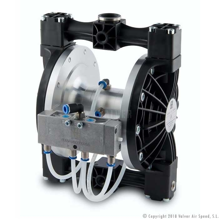 Double diaphragm pump polypropylene