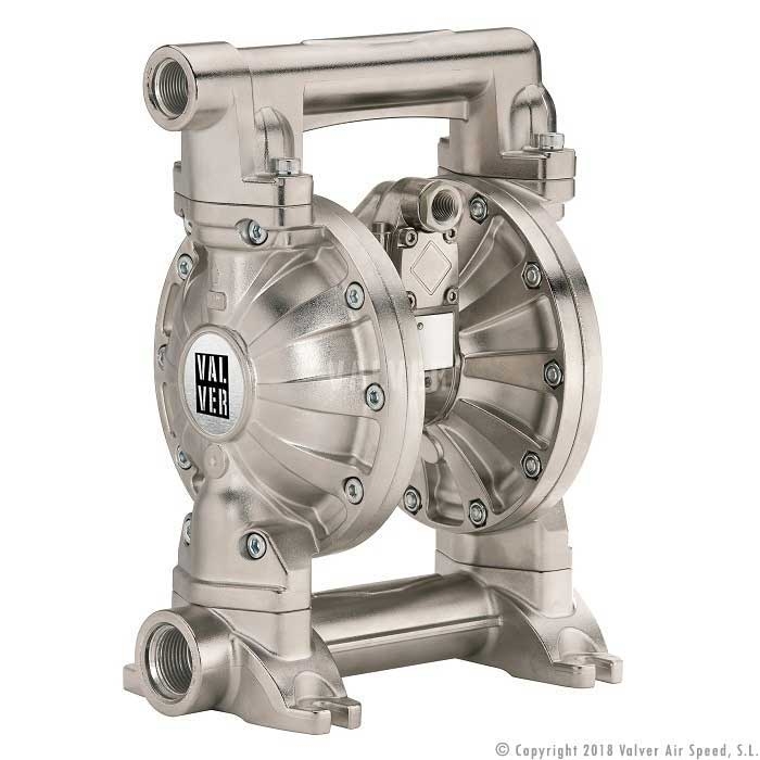 Double diaphragm pump 1-1/4" aluminium