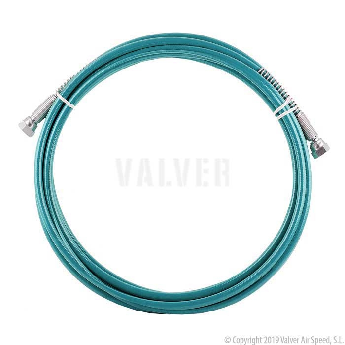 5 meter green air hose 6 Ø x 1/4"-1/4"