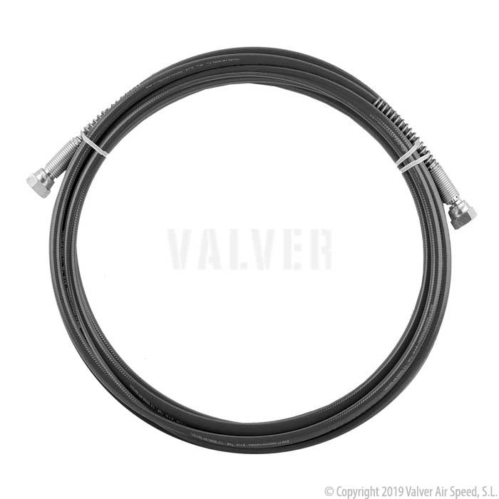 5 meter black air hose 8 Ø x 1/4"-1/4"