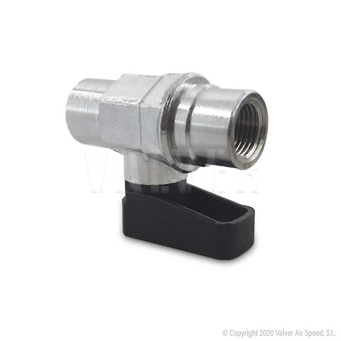 Mini ball valve 1/8" female-female