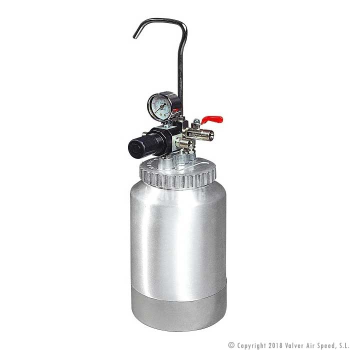 2 l alu press.tank top out screw cap