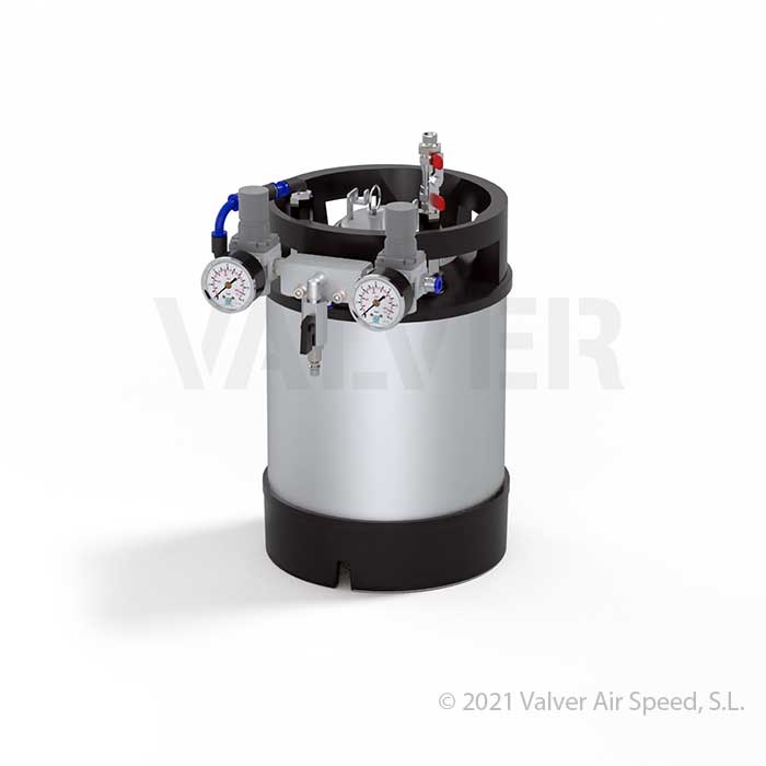 8 l st/st pressure tank for spraying