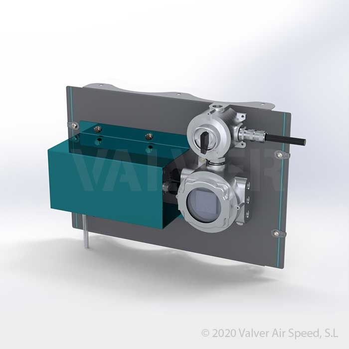 Material heater alu. ATEX on panel 550