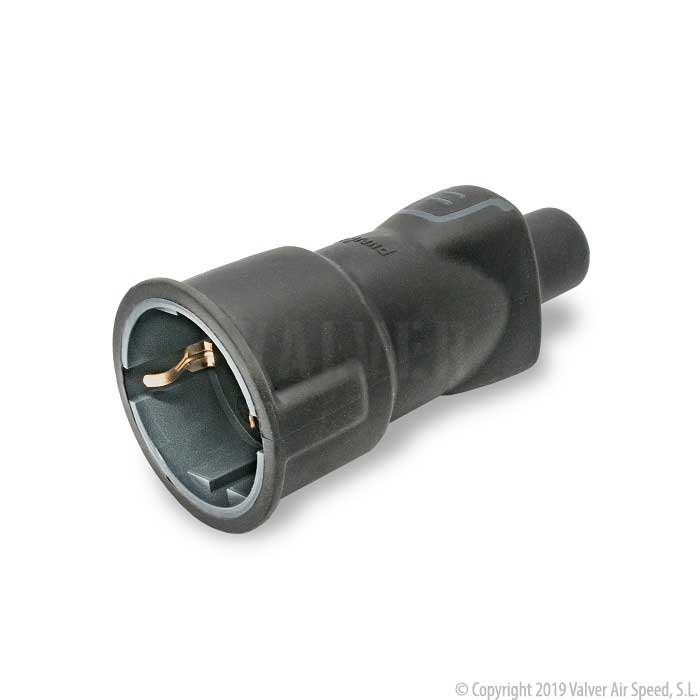 Female rubber plug c/TT 16/A