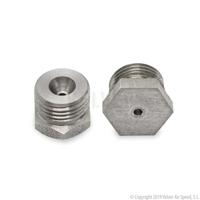 Stainless steel packing nut 1,8 Ø