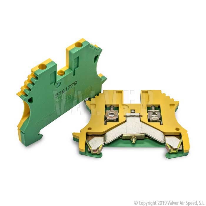 Terminal for rail earthing DIN 4mm