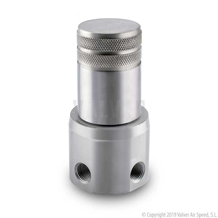 St/st anti-pulsation chamber mini VV 1