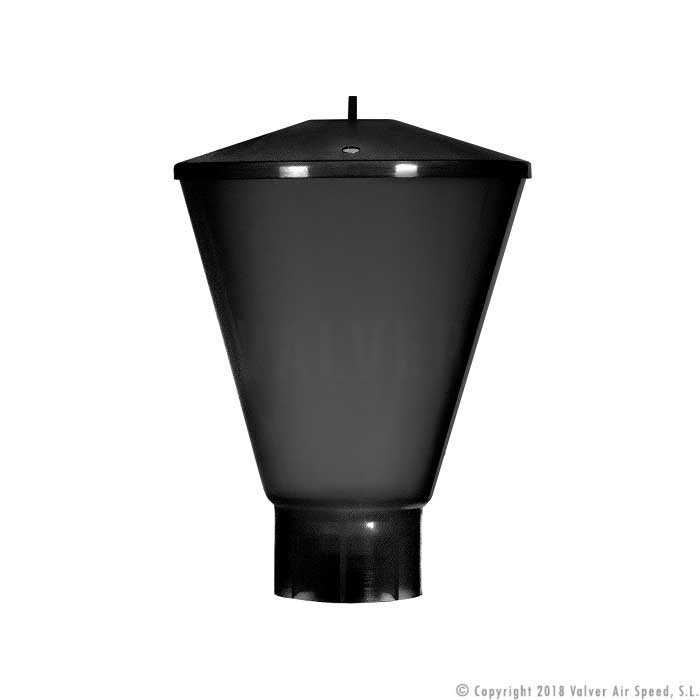 Material cup 6 liters black (complete)