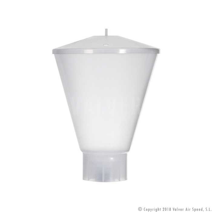 Material cup 6 liters white (complete)