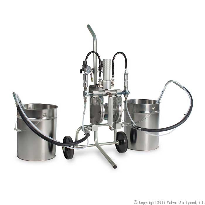 Mixer FII 2C-100 w/chamber-trolley mount