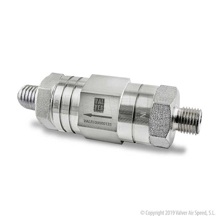 Sst check valve M-M 1/4" - 50mm