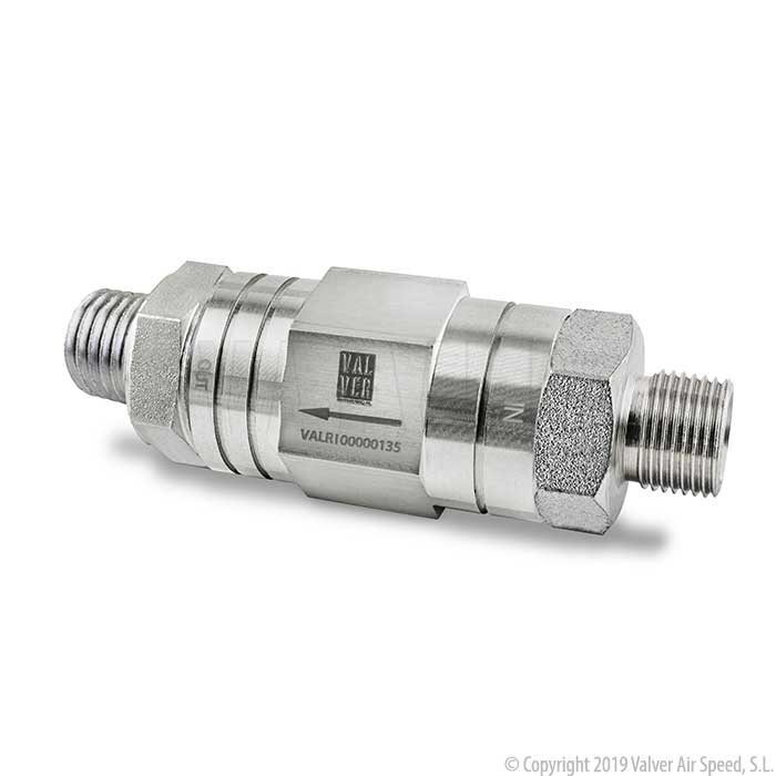 Sst check valve M-M 3/8" - 50mm