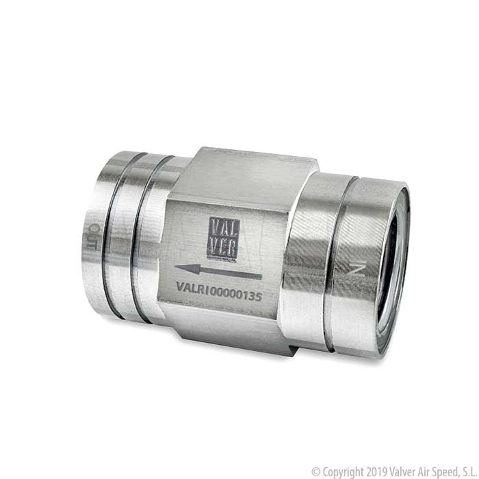 SSt check valve body 1/2'' - 50mm