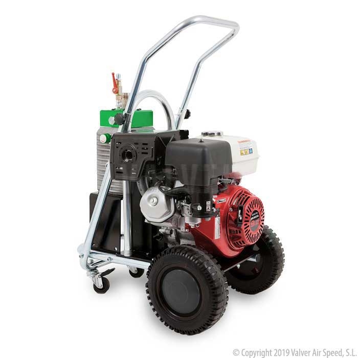 VV-5000 airless fuel equipment on cart