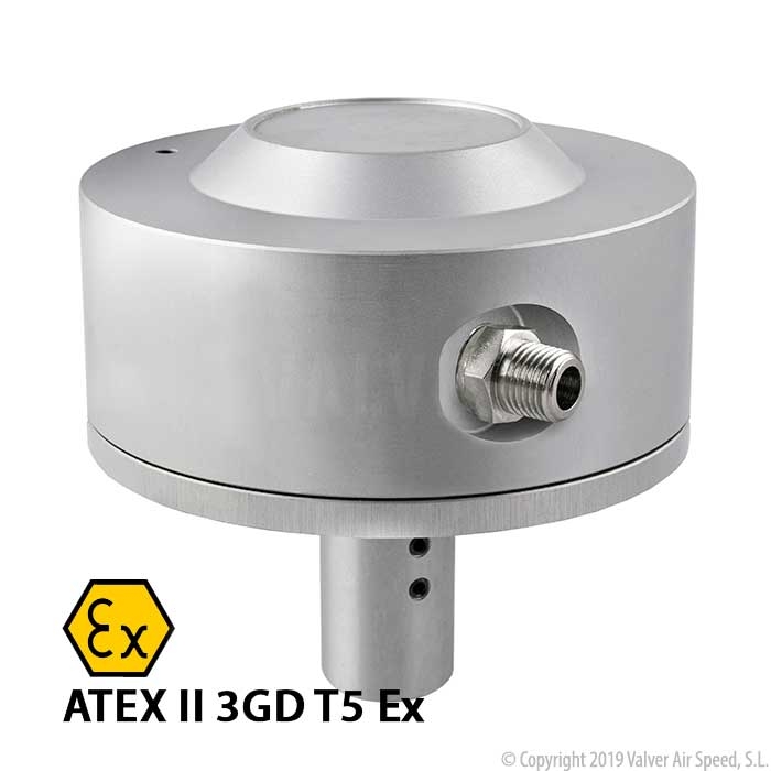 MOTOR NEUMATICO VV15000 GRIS - Ø15 ATEX