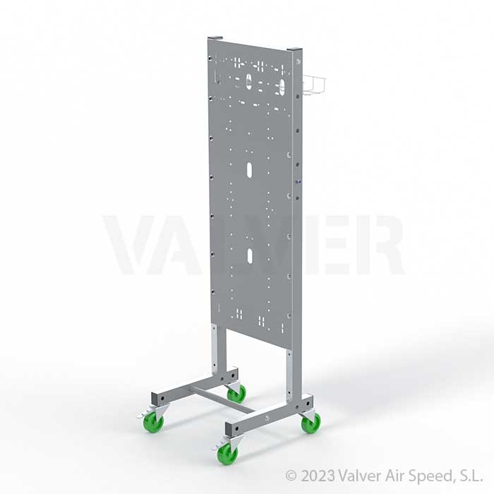 Basic panel 550 trolley for rocker mixer