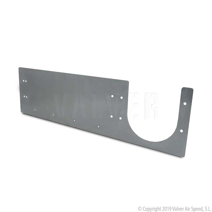 Adjustment plate for rocker enclosure