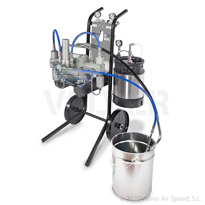 External mixer F10 pump+8L-SS tank, cart