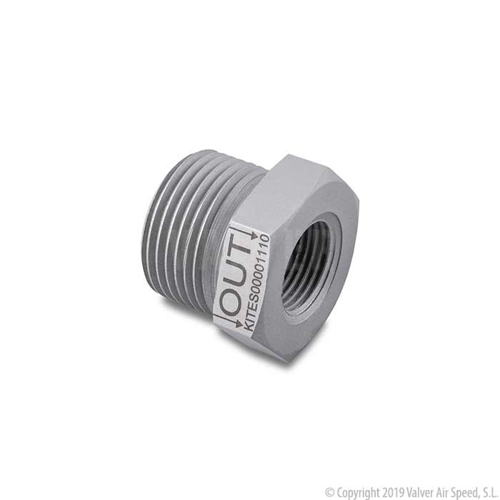 Reduct.alu.3/4M x 3/8F spiral hold.VV24Ø