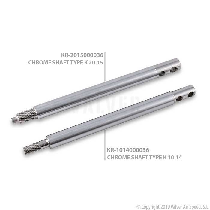 Chromed shaft type K 10-14