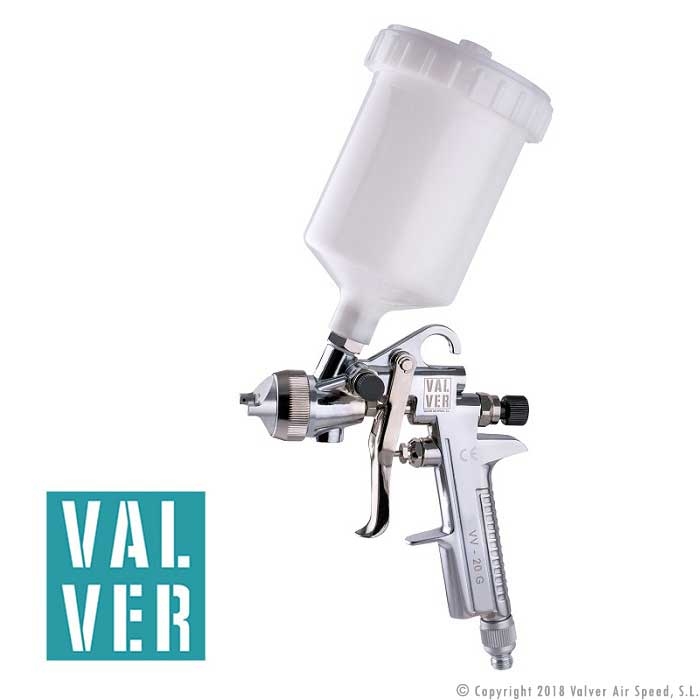 Gravity spray gun VALVER VV-20-G 1,2 Ø 