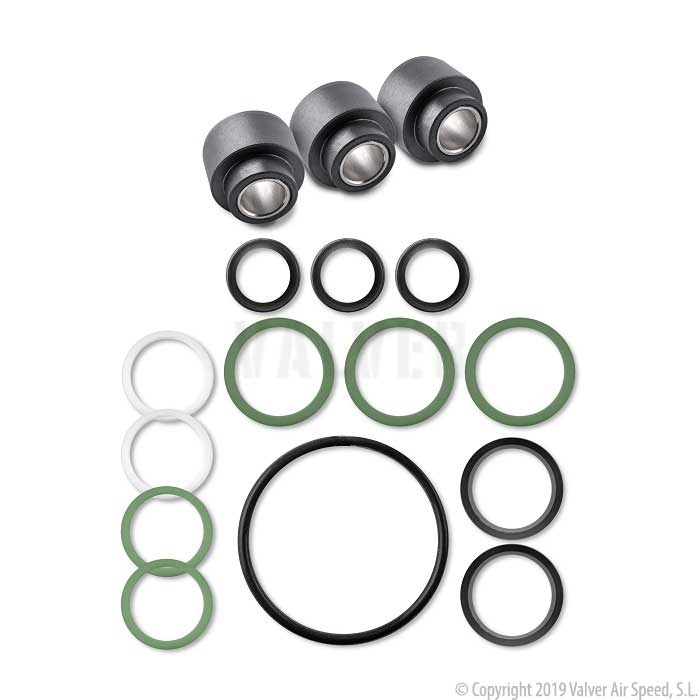 KIT JUNTAS LLAVE BLOQUE AP 3 VIA 3/8"NEG