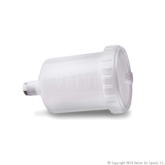 Nylon cup 600cc for spray gun H-827