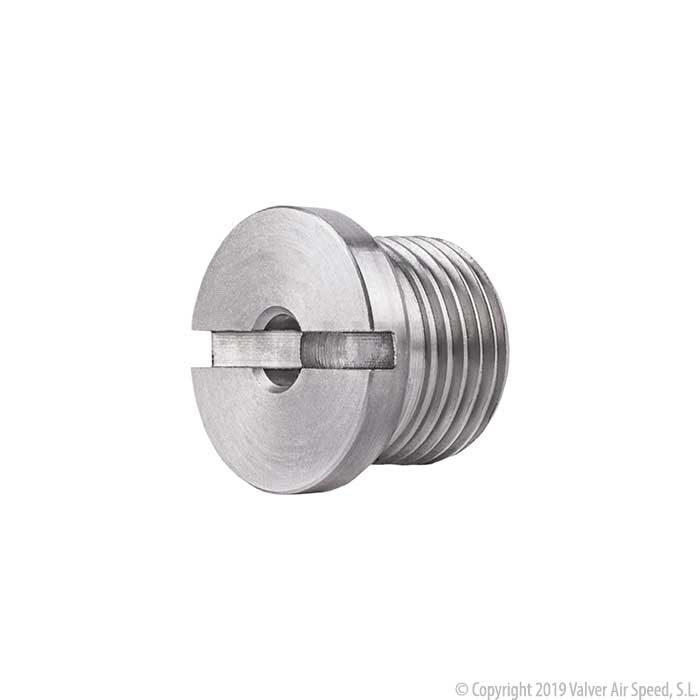 Stainless steel valve seat plug- regul.