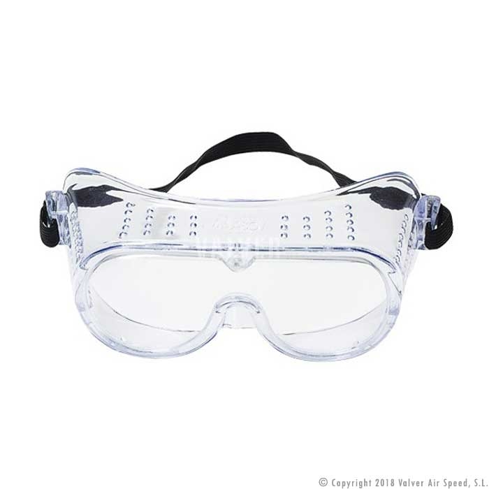 Transparent protecion goggles