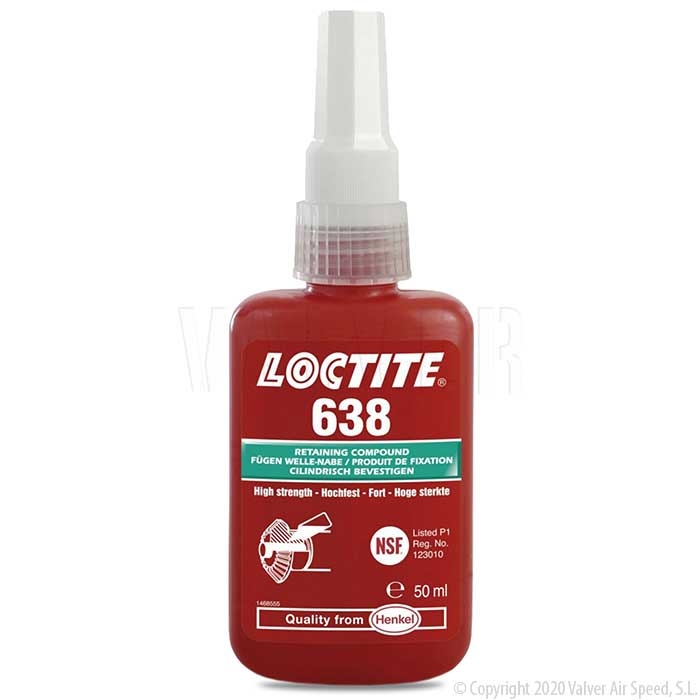 Bottle LOCTITE 603 of 50 ML retainer