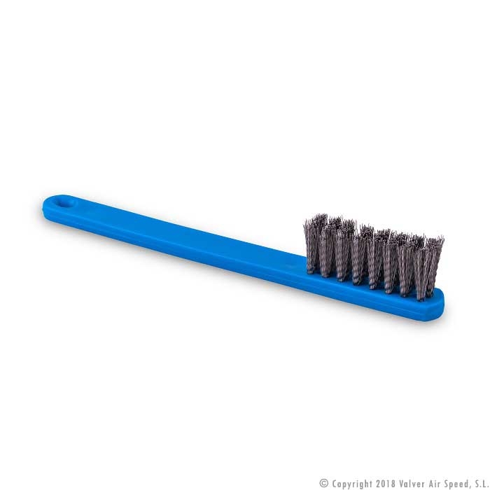 Steel bristles cleaning brush