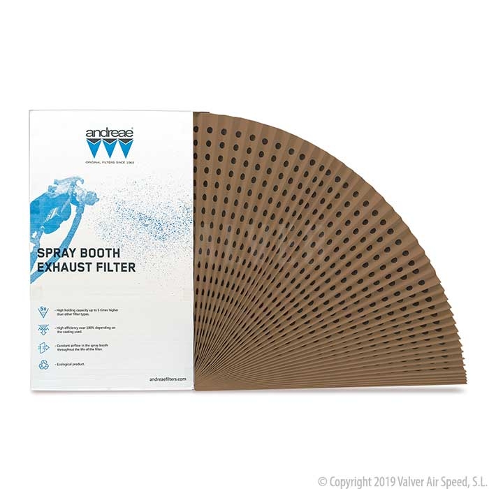 Brown carton filter 75 cm ANDREAE ECO