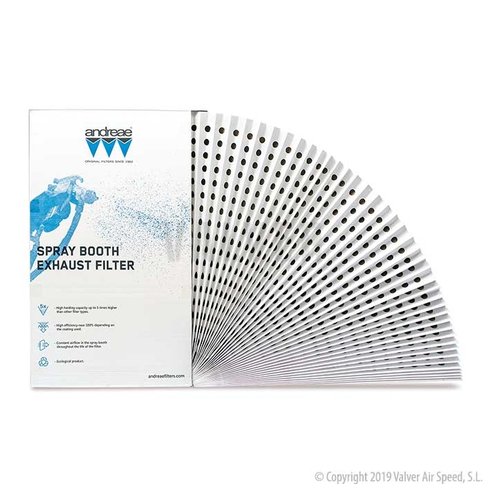 White carton filter 75 cm ANDREAE ECO