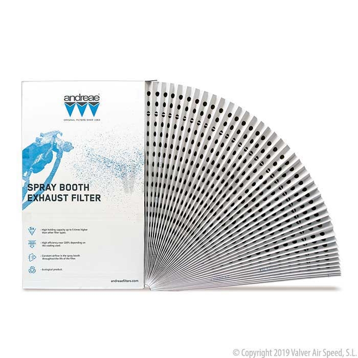 White carton filter 75 cm ANDREAE