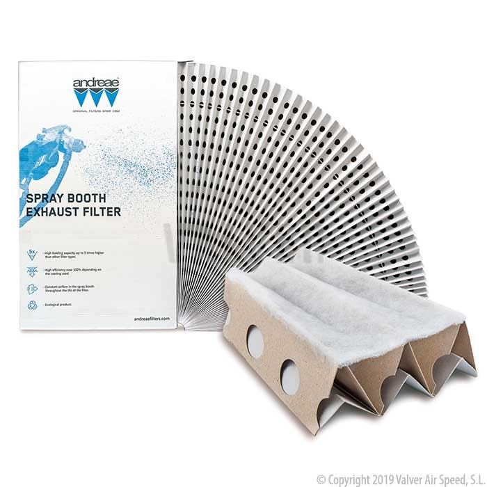 White carton filter w/blanket 90 ANDREAE