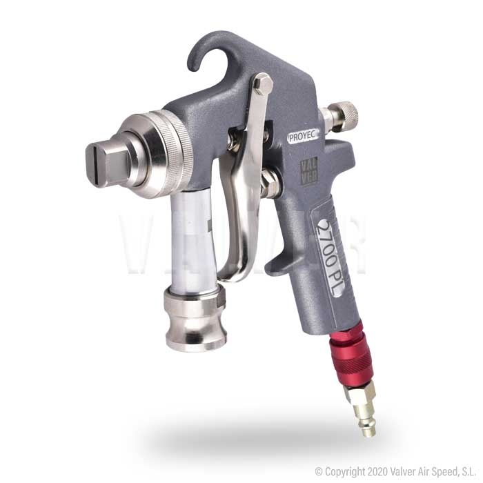 Spray gun with flat fan 2700